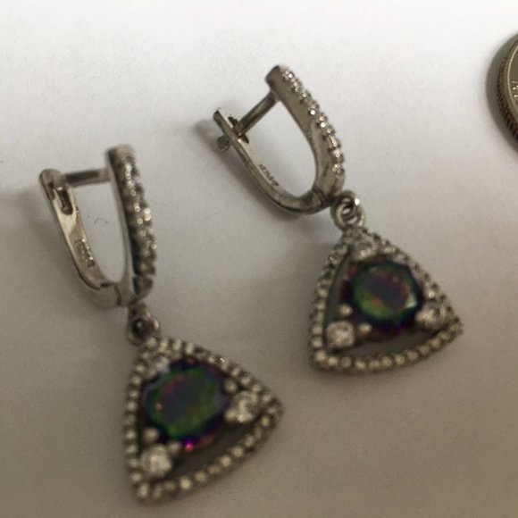 NEW Sterling silver earrings - Picture 2 of 4